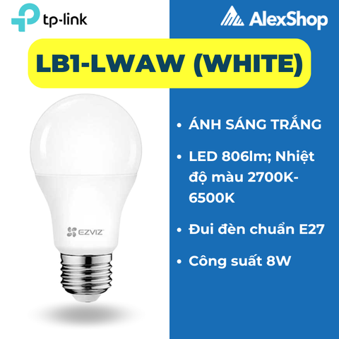 Bóng Đèn Thông Minh Ezviz LB1-LWAW (WHITE)