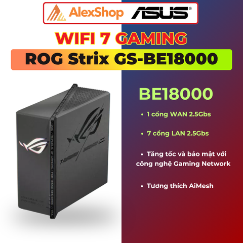 [BE18000 ] Router Gaming ASUS ROG Strix GS-BE18000 Wi-Fi 7