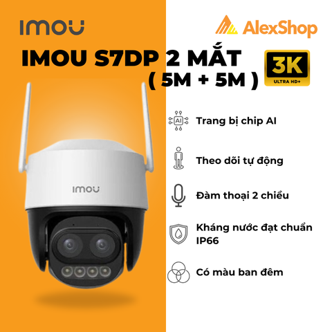[5M] Camera Wifi Imou Cruiser Z, Ngoài Trời Zoom 12X Trang Bị Ai Thông Minh