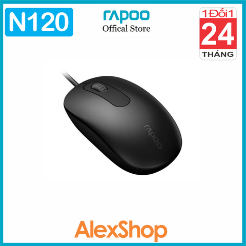 Rapoo N120 Chuột Máy Tính Văn Phòng Có Dây (USB)