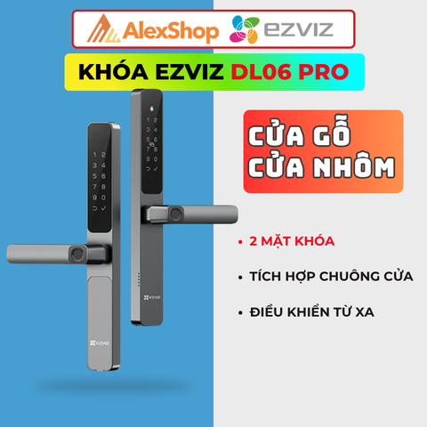 [DL06 Pro] EZVIZ DL06 Pro Khóa Vân Tay Hai Mặt Thông Minh