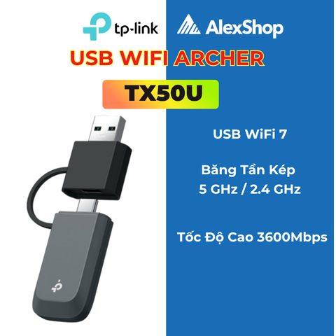 [BE3600]TP-Link Archer TBE230U USB Wi-Fi 7 Mini Băng tần kép BE3600