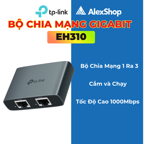 [1Gb]TP-Link EH310 Bộ Chia Mạng Gigabit 1 Ra 3