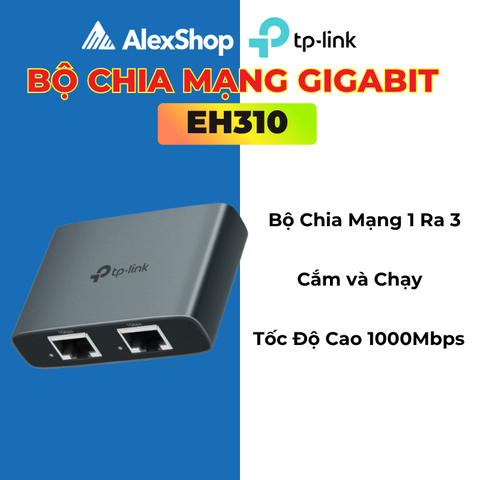 [1Gb]TP-Link EH310 Bộ Chia Mạng Gigabit 1 Ra 3