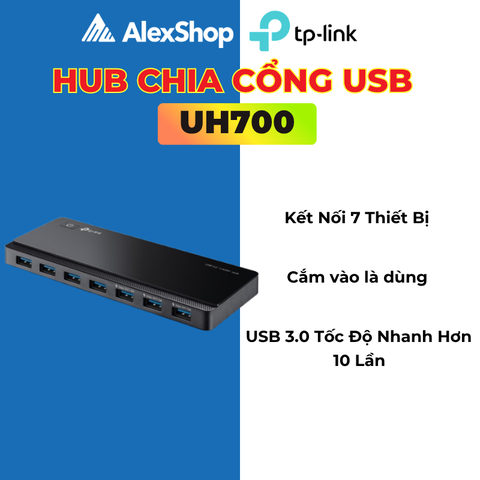 [5Gb]TP-Link UH700 Bộ Chia 7 Cổng USB 3.0