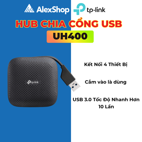 [5Gb]TP-Link UH400 Bộ Chia 4 Cổng USB 3.0