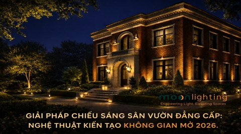 Giải Pháp Chiếu Sáng Sân Vườn Đẳng Cấp: Nghệ Thuật Kiến Tạo Không Gian Mở 2026