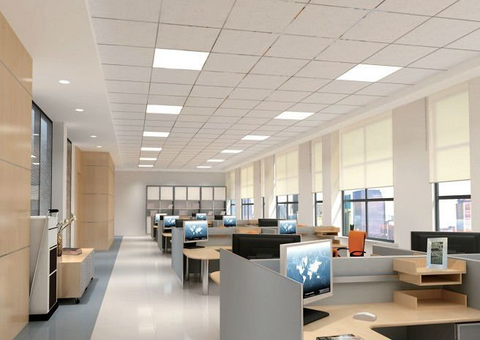 Giải pháp chiếu sáng trong khu vực văn phòng.