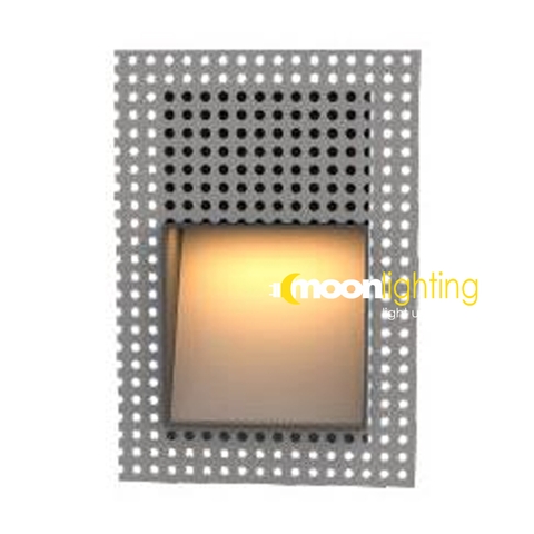 Đèn âm tường âm mặt sáng hình vuông