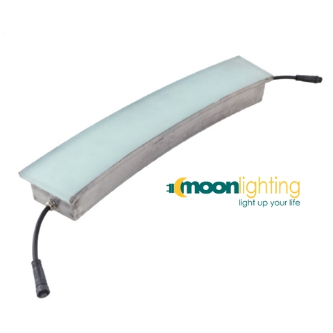 Đèn gạch uốn cong âm sàn