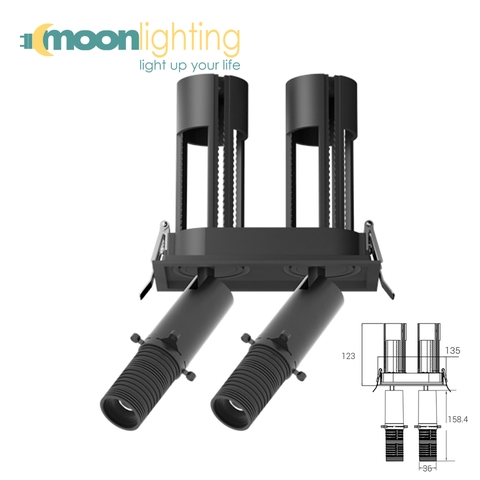 Đèn Spotlight Light Cutting Series MG-LS3005SS60-2-QG