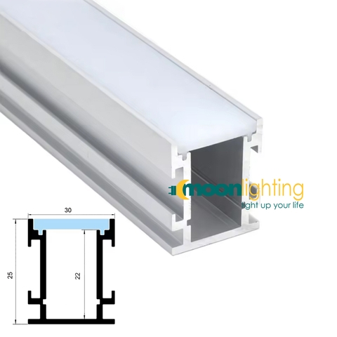 Thanh nhôm âm sàn Profile MGA-555