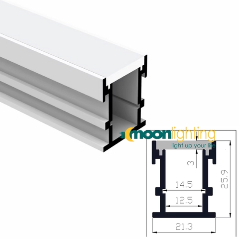 Thanh nhôm âm sàn Profile MGA-210