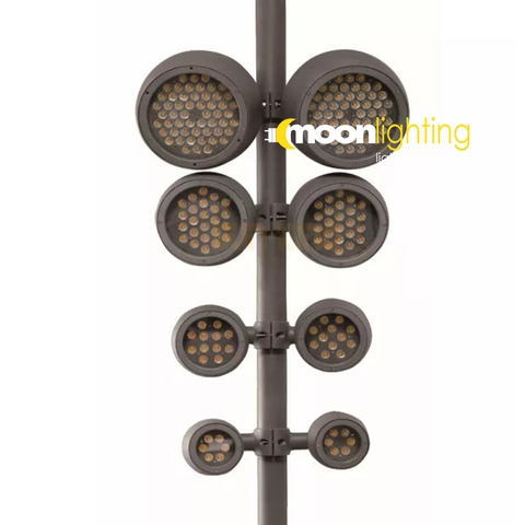 Đèn gắn cột sân vườn 3W-54W