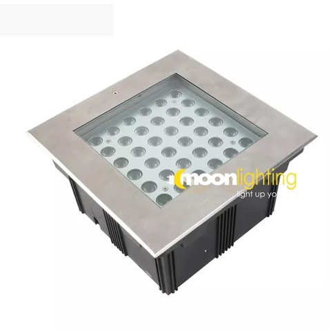 Đèn âm đất mặt vuông 36W RGB IP67