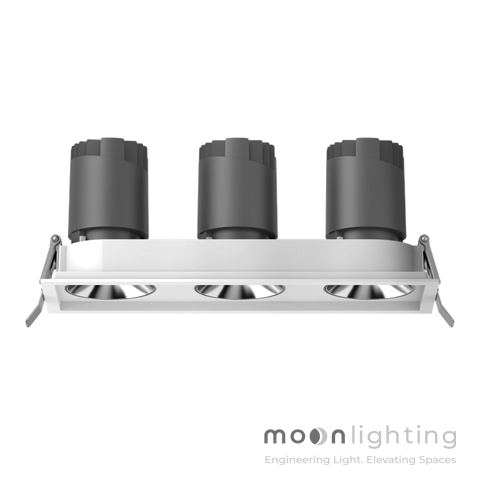 Đèn Spotlight Âm Trần Viền Mỏng Vuông Ba MG-100302P55-3