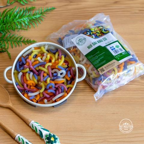 Nui ống/dài rau củ xào thịt bò - Tây Nguyên Food - Việt Nam