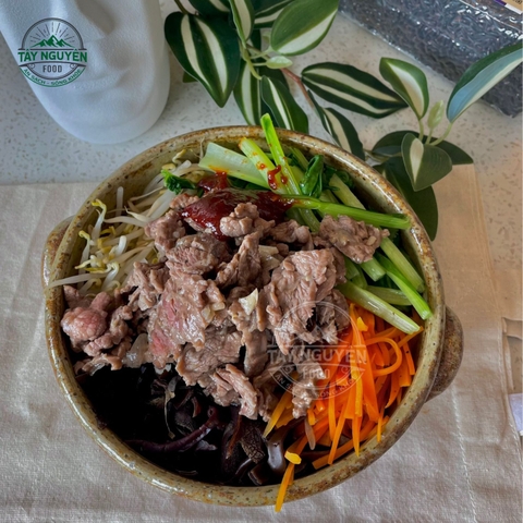 Cơm gạo lứt tím than trộn phiên bản Hàn Quốc - Tây Nguyên Food - Việt Nam