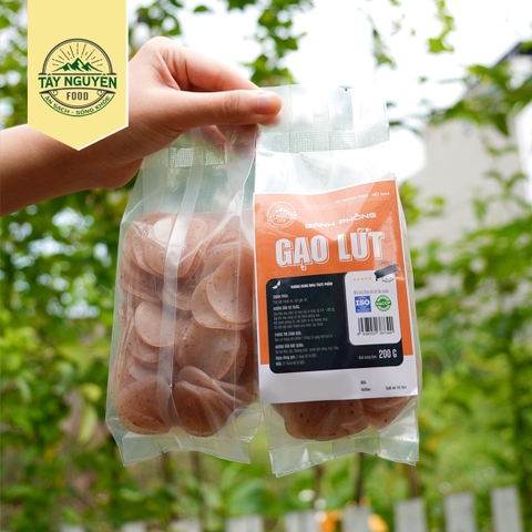 Combo Bánh phồng rau củ và Bánh phồng gạo lứt loại 200g