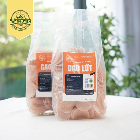 Combo Bánh phồng rau củ và Bánh phồng gạo lứt loại 400g