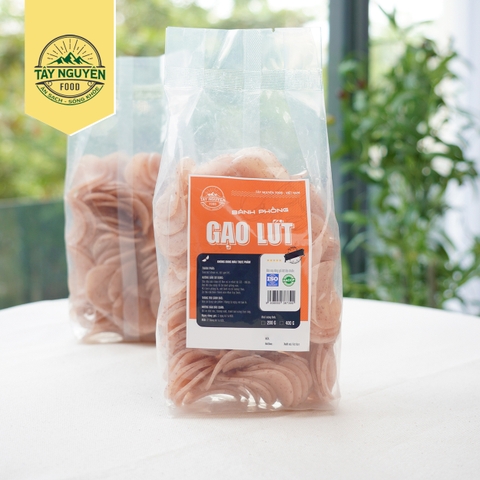 Combo Bánh phồng rau củ và Bánh phồng gạo lứt loại 400g