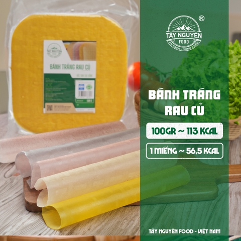 Bánh Tráng Gạo Lứt & Bánh Tráng Rau Củ