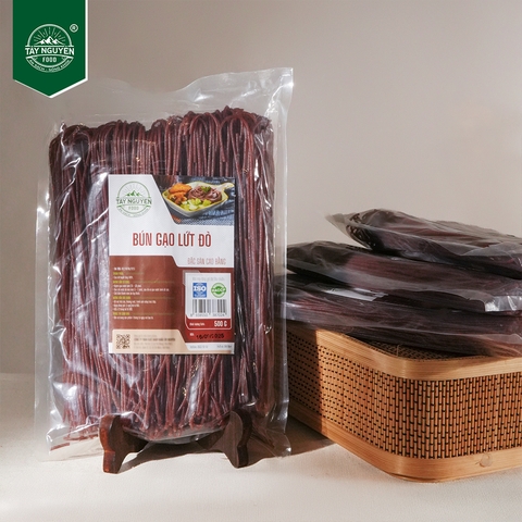 Combo 2Kg Bún Gạo Lứt Đỏ (4 Bịch 500g)