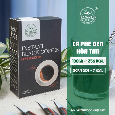 Cà Phê Đen Hòa Tan
