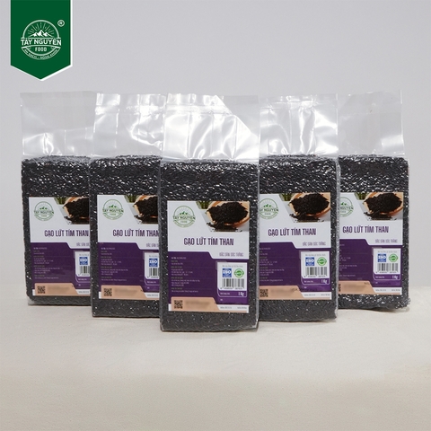 Combo 5Kg Gạo Lứt Tím Than Sóc Trăng
