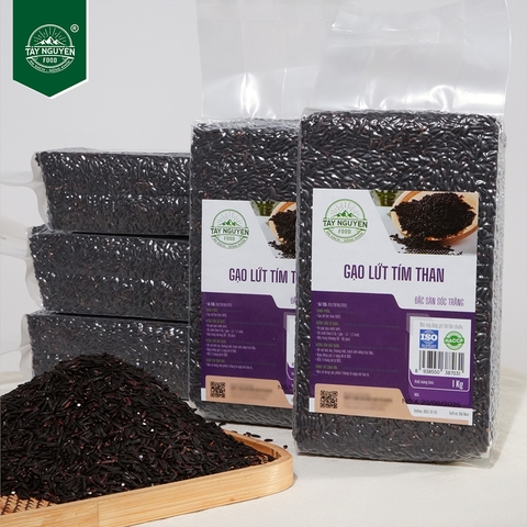 Combo 3Kg Gạo Lứt Tím Than Sóc Trăng