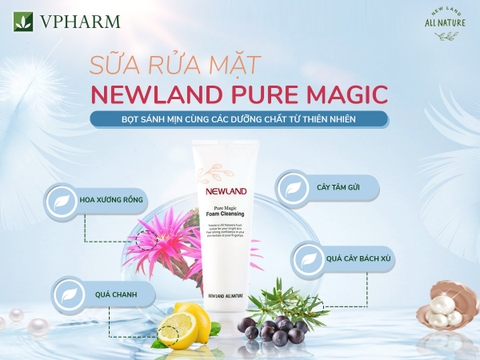 Sữa rửa mặt Newland Pure Magic
