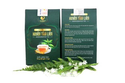 Trà túi lọc Xuyên Tâm Liên 75gr