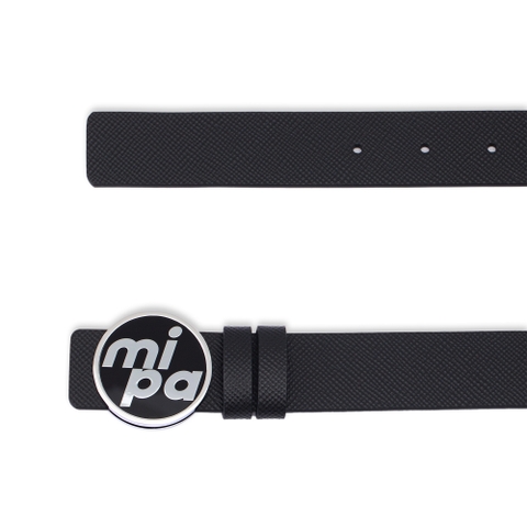 Men Circle Belt - Black