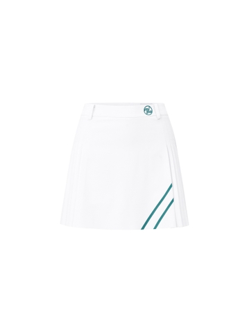 Oralie Skirt - White Green