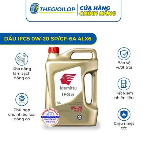 DẦU IDEMITSU IFG5 0W-20 SP/GF-6A 4LX6 - Thegioilop
