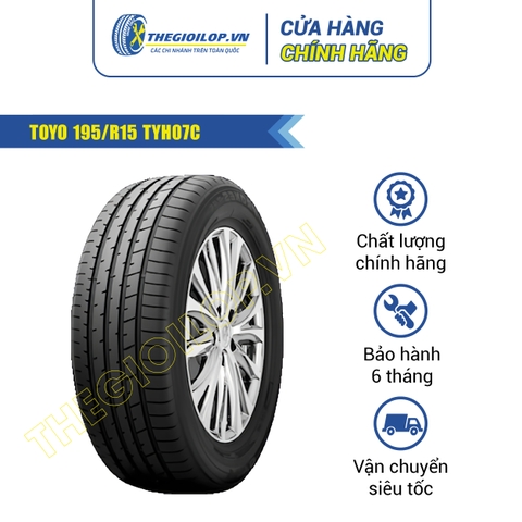 LỐP TOYO 195R15 TYH07C - Lắp xe Hiace