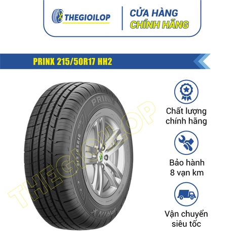 Lốp PRINX 215/50R17 HH2 - Lốp mọi mùa dành cho xe con và SUV nhỏ, tối ưu cho điều kiện đô thị và đường trường nhẹ.