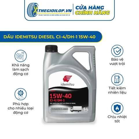 Dầu IDEMITSU DIESEL CI-4/DH-1 15W-40