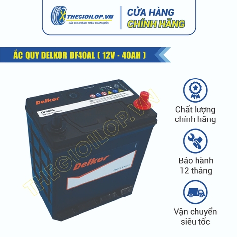ẮC QUY DELKOR DF40AL (12V - 40AH)