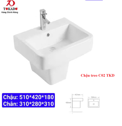 Chậu treo C02 Tokado