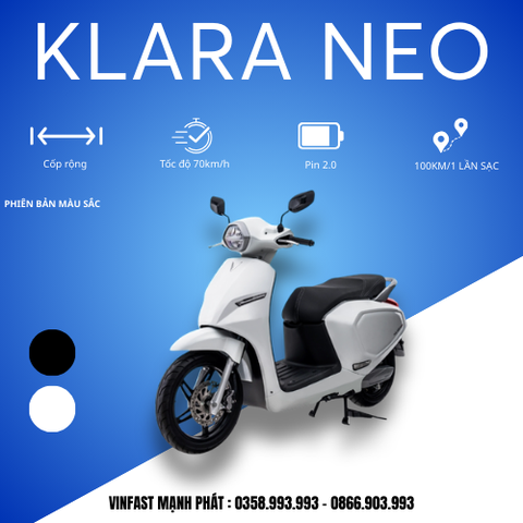 XE MÁY ĐIỆN VINFAST KLARA NEO