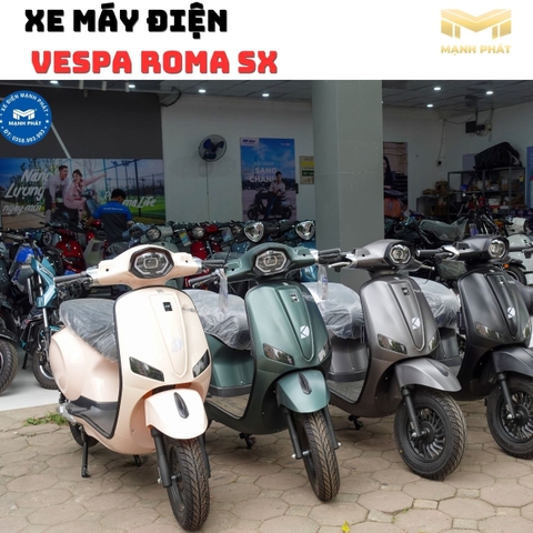 DK BIKE - XE MÁY ĐIỆN VESPA ROMA SX