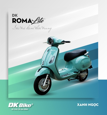 DKBIKE - XE MÁY ĐIỆN VESPA ROMA LITE