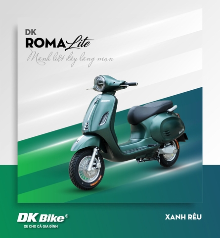 DKBIKE - XE MÁY ĐIỆN VESPA ROMA LITE