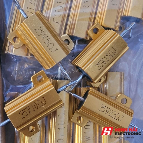 Trở nhôm 25W trở công suất mới-25W5R, 25W10R, 25W15R, 25W22R