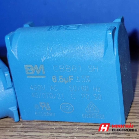 Tụ CBB61 6.5uf 450V Tụ bếp từ tụ quạt điện