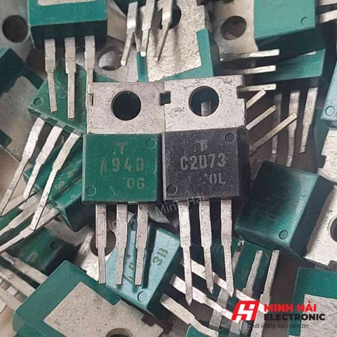 Cặp sò đệm A940 C2073 150V 25W 1.5A tháo máy chân dài đẹp