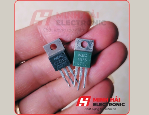 Cặp sò đệm A985+C2275 tháo máy xanh đen