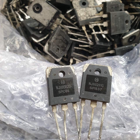 Cặp sò công suất njw0302 – njw0281 tháo máy