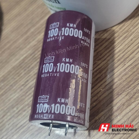Tụ điện 100V 10000uf Nippon lõi đặc chất lượng
